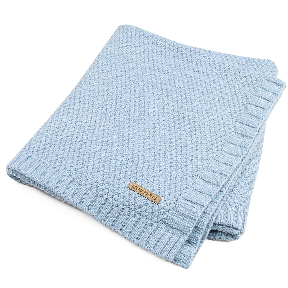 Knitted Swaddle Wrap Blanket