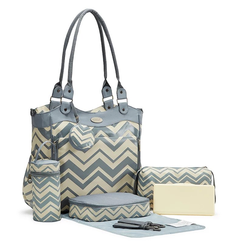 9 piece set Maternity Diaper Nappy Bag
