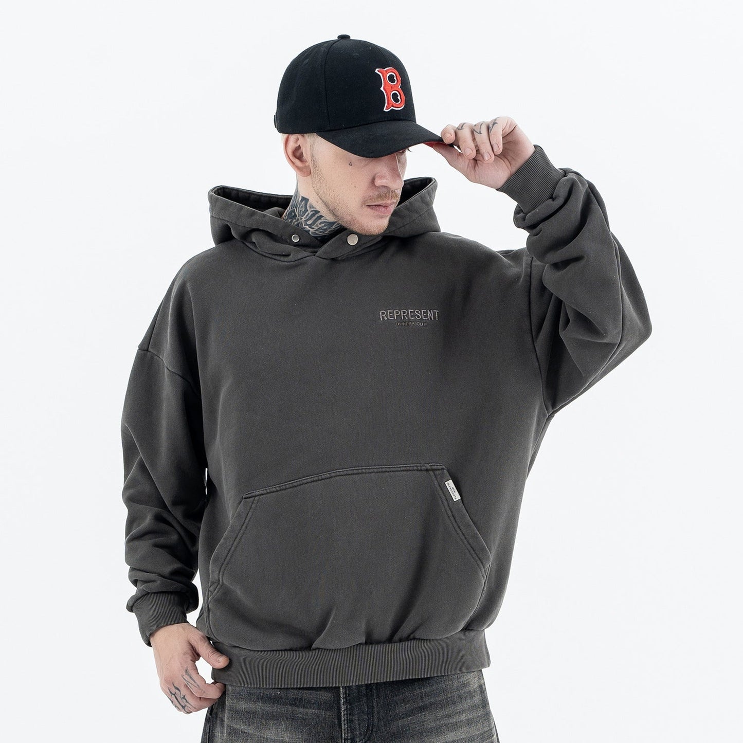 Solid Washed Heaveyweight Hoodie