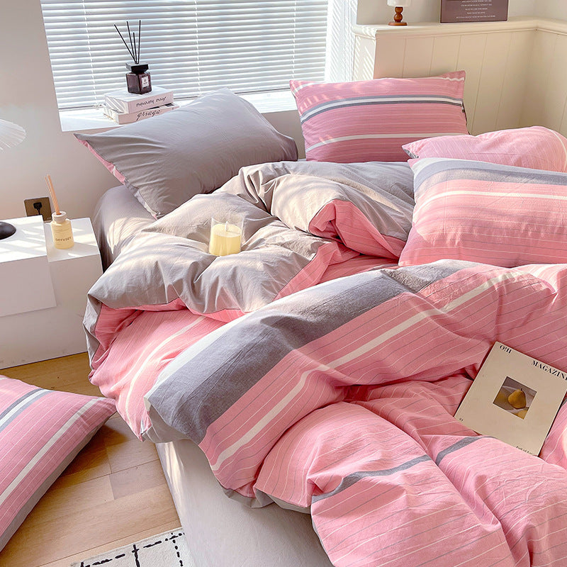Cotton Dyed Washed Cotton Bedding Set