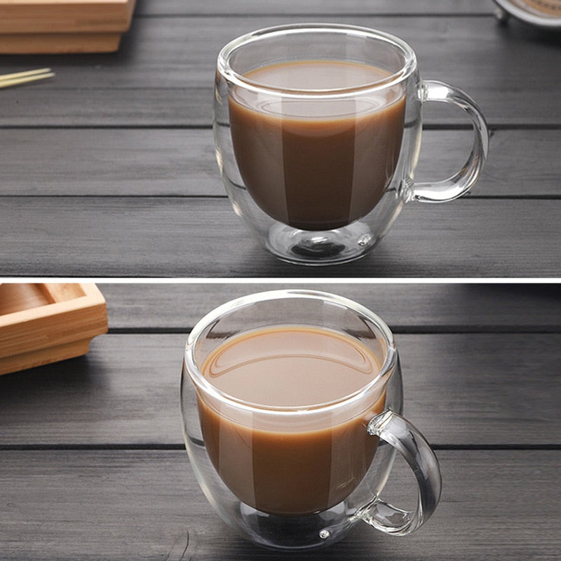 Transparent Drinkware Coffee Cups