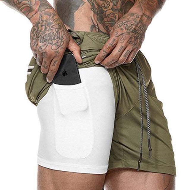 Quick dry training shorts