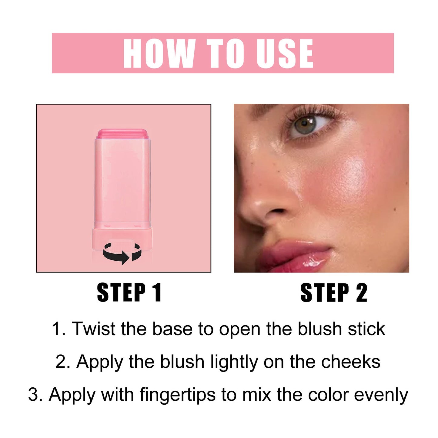 Lightweight Multi-Functional Blush Stick