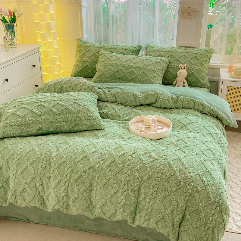 Winter Flannel 4-Piece Bedding Set
