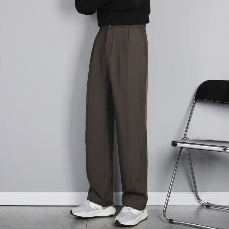 High street black casual pants