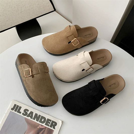 Thick-soled Slip-on Sandals