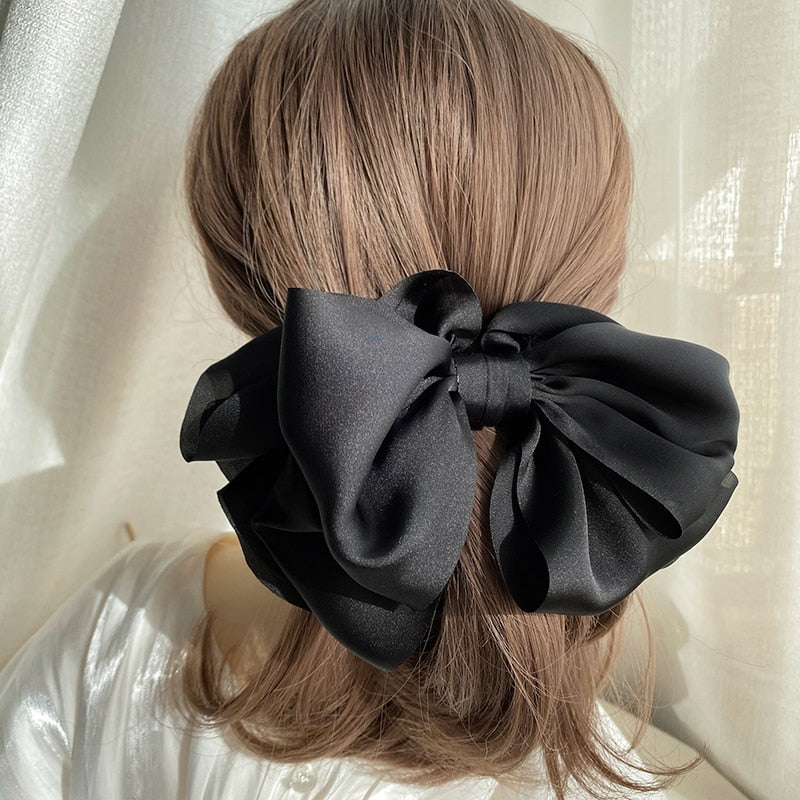 Velvet Bowknot Hair Clip