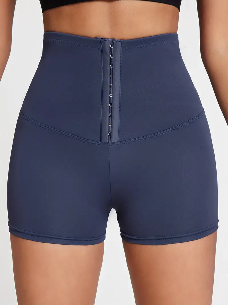 High-Waisted Fitness Leggings with Zipper Closure