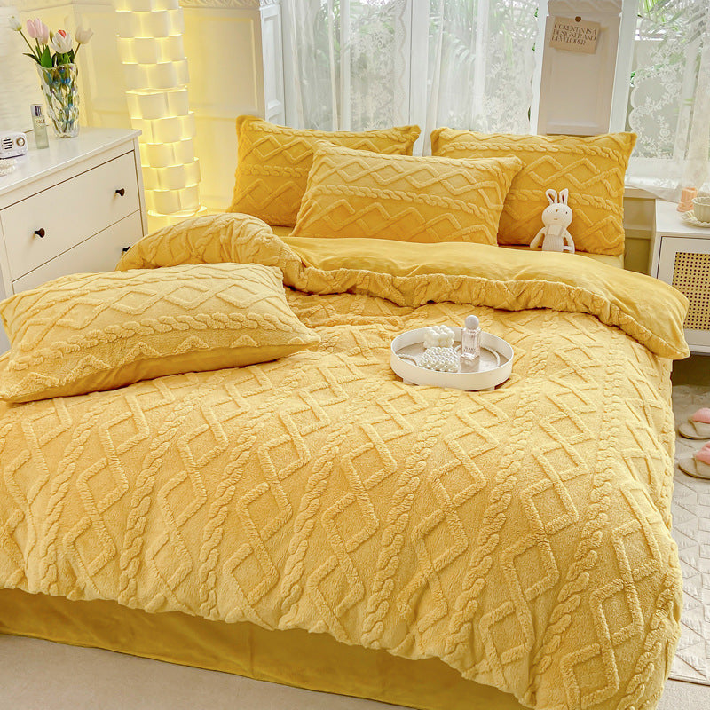 Winter Flannel 4-Piece Bedding Set