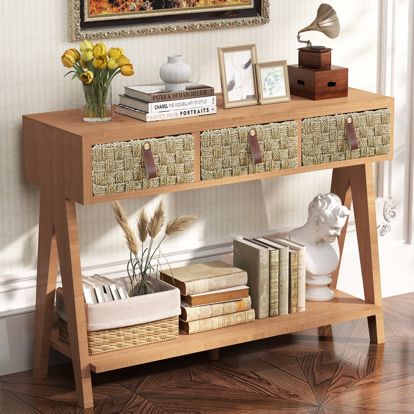 Medieval modern console table