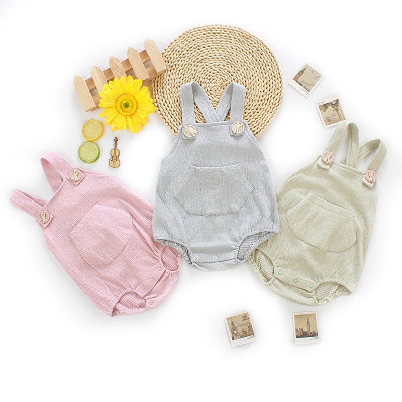 Spring Baby Girl Rompers
