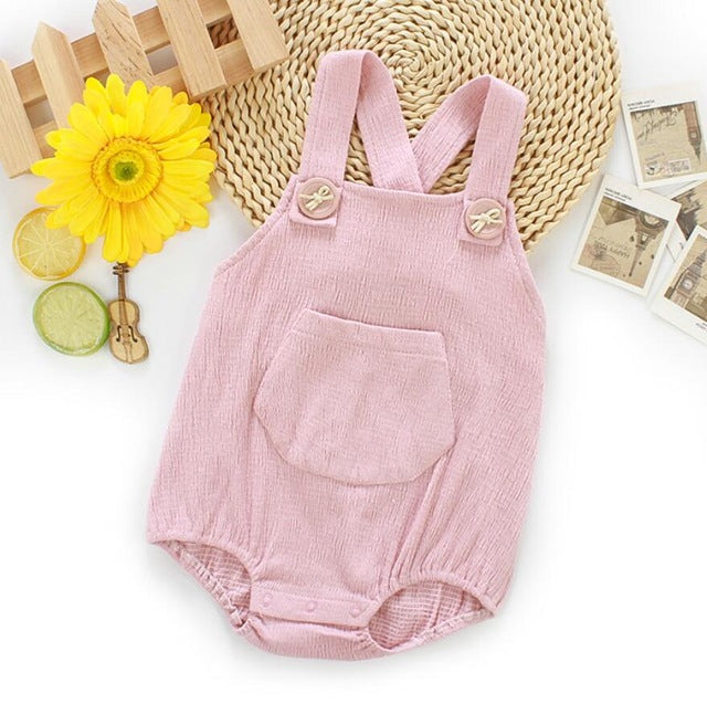 Spring Baby Girl Rompers