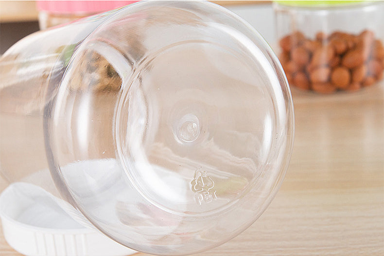 Grain Storage Box Bean Grain Sealed Storage Tank Kitchen Storage Bottle Round Storage Bottle