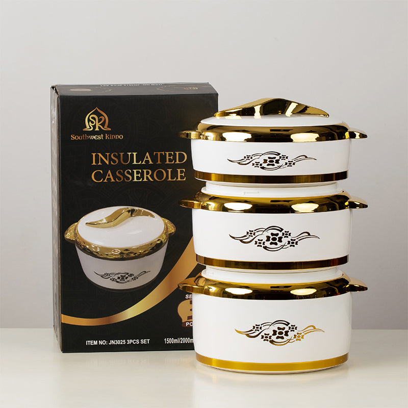 3-Piece Insulated Food Container Set