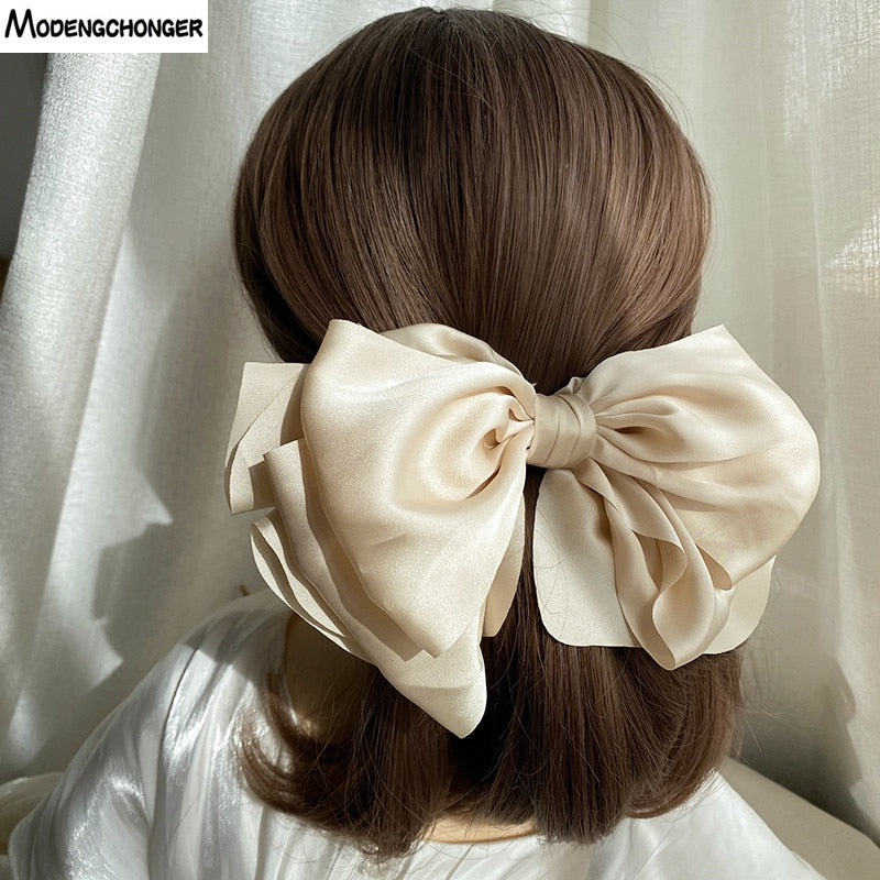 Velvet Bowknot Hair Clip