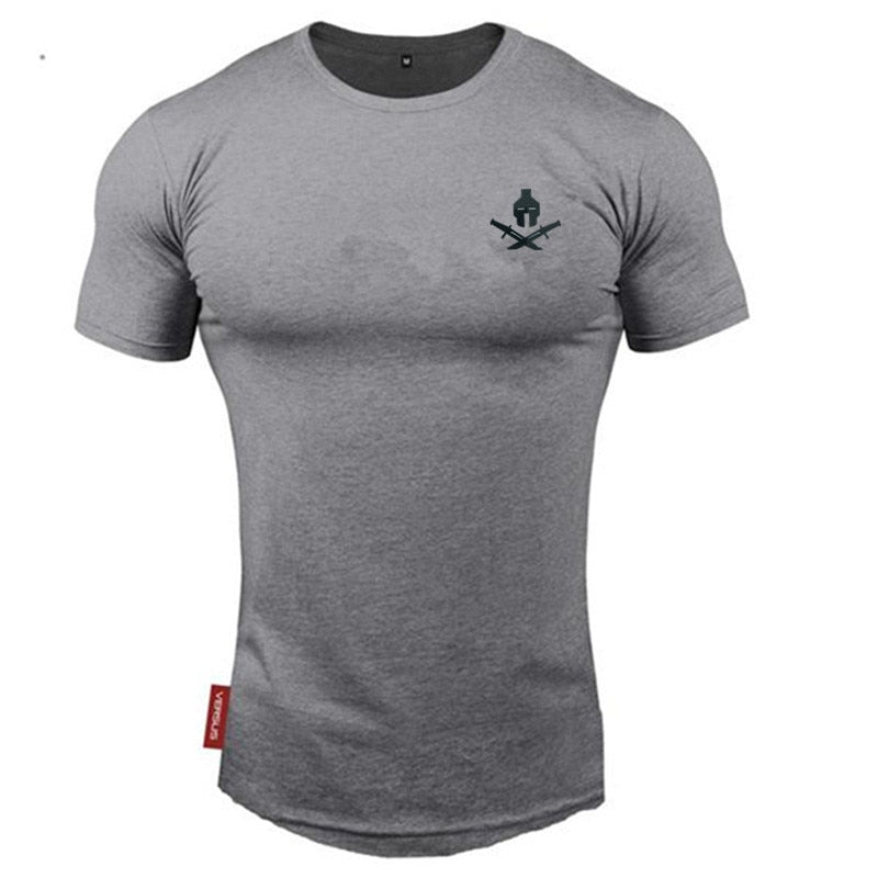 Running fitness t shirt men