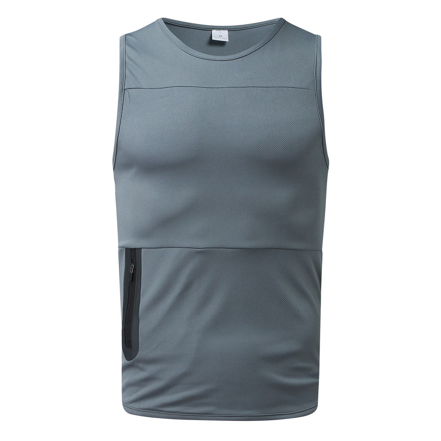 Tank top with zip pocket