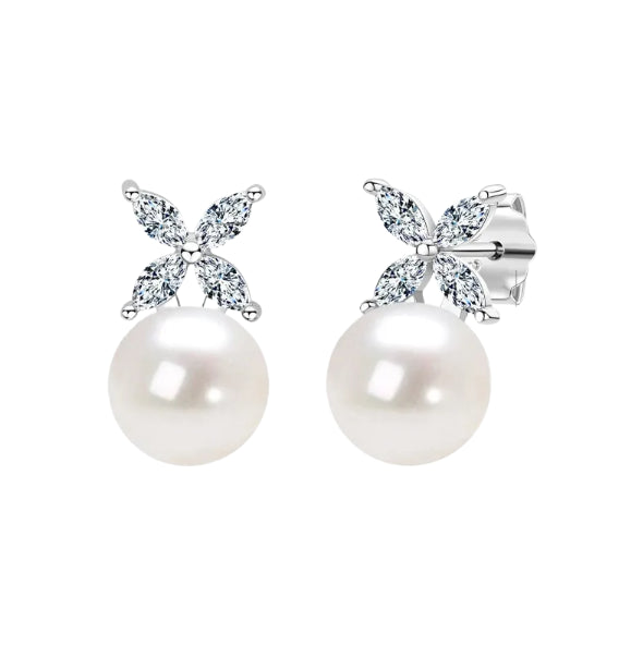 Pearl s925 silver earrings