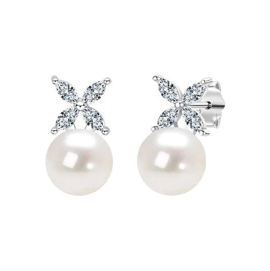 Pearl s925 silver earrings