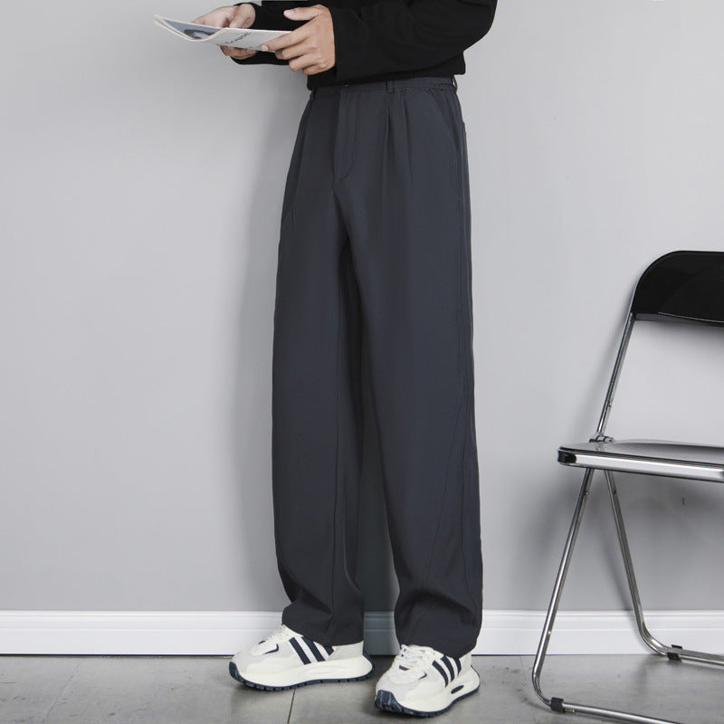 High street black casual pants