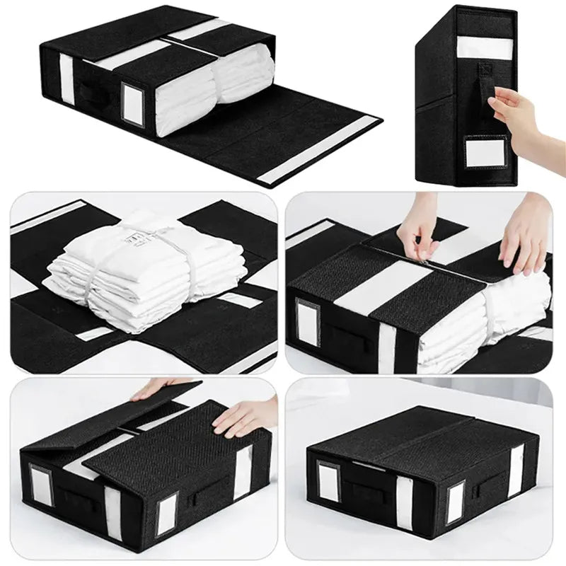 Bed Sheet Set Storage Organizer