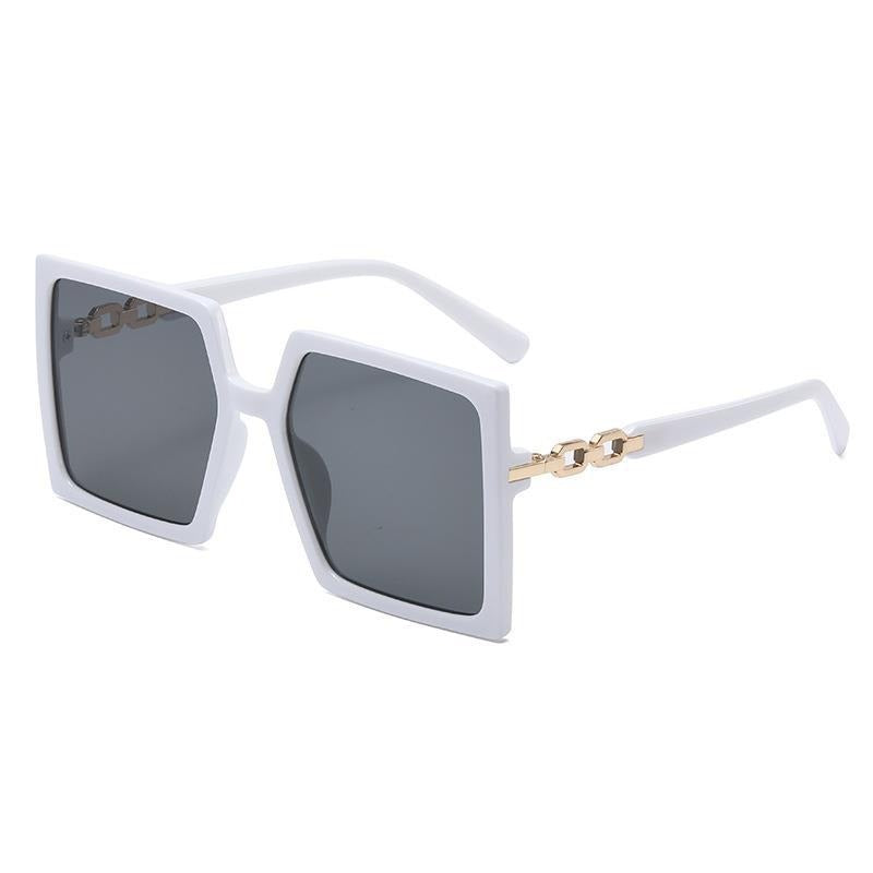 Green gradient square sunglasses