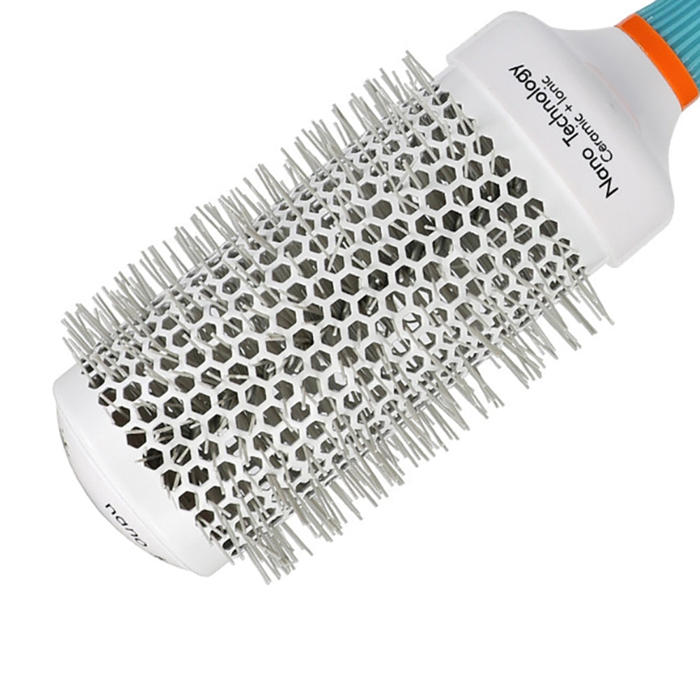 Professional Round Blue Hair Brush