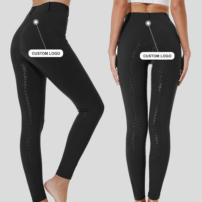 Anti-Slip Fitted Equestrian Tights