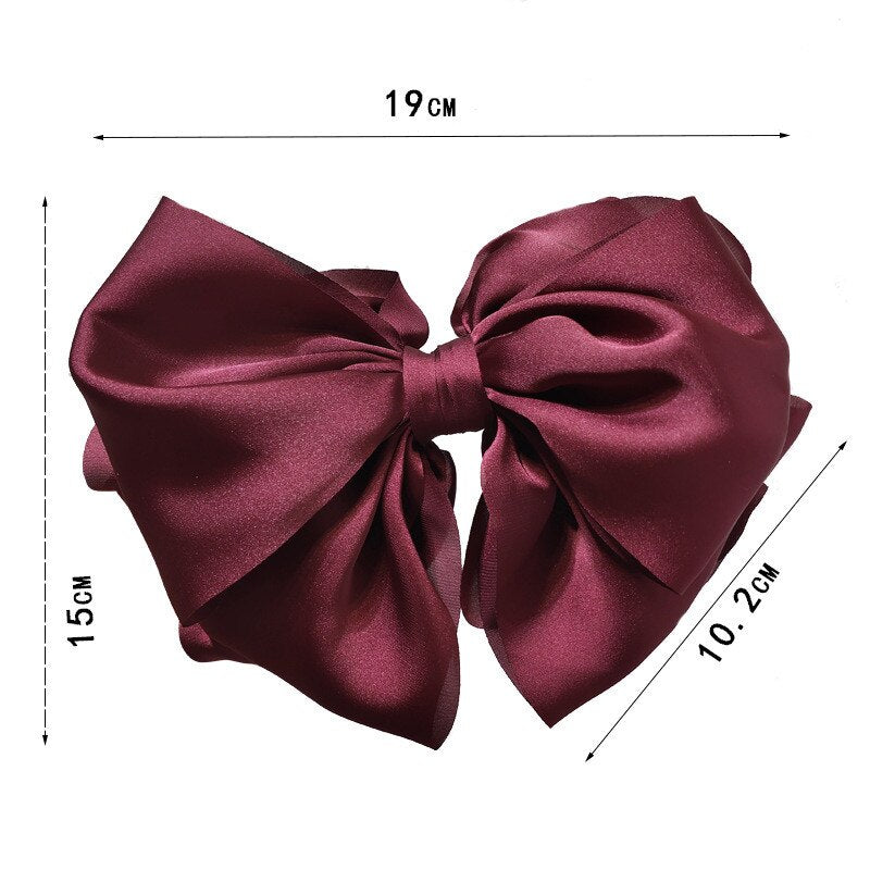 Velvet Bowknot Hair Clip