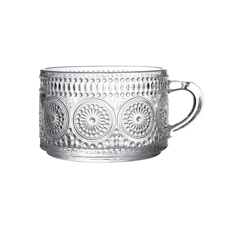 Nordic Vintage Embossed Glass