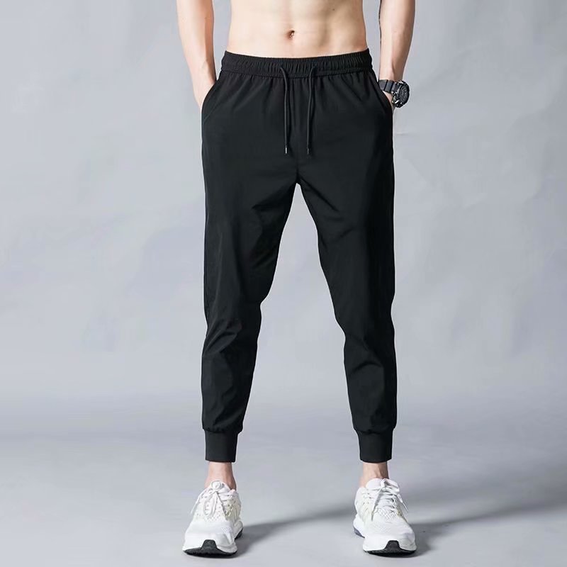 Thin ice silk pants