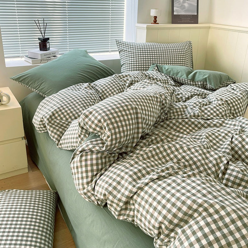 Cotton Dyed Washed Cotton Bedding Set