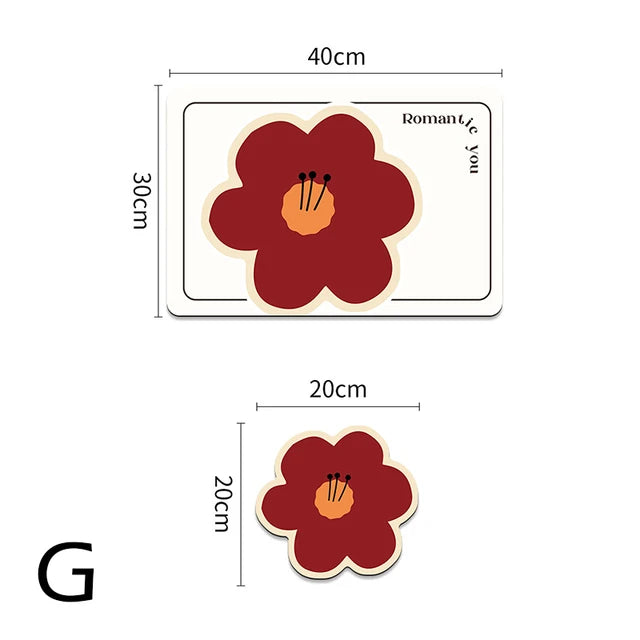 2pcs/set Nappa Leather Waterproof Oil-proof Table Mat