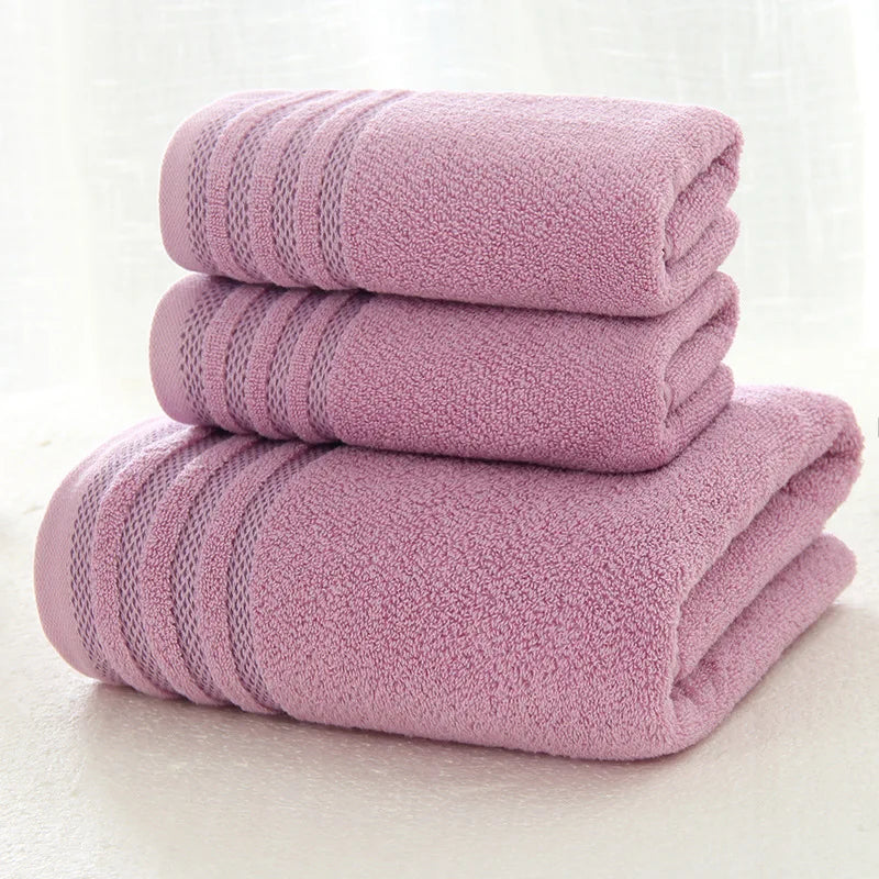 New Stripe Cotton Towel Bath