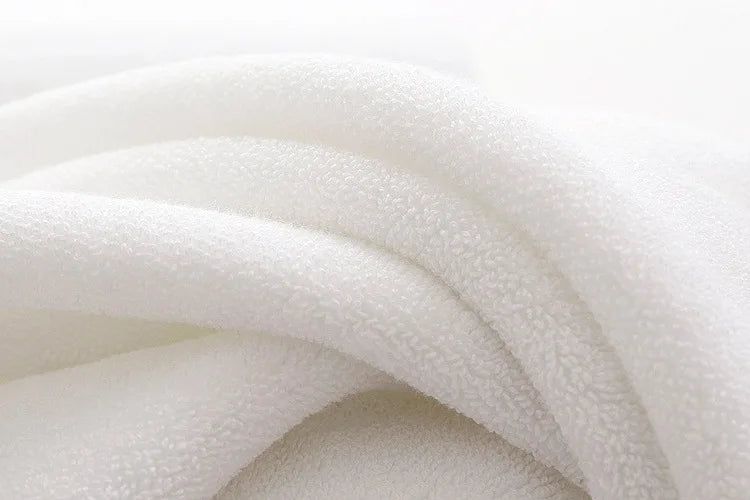 Large White Cotton Bath Towel