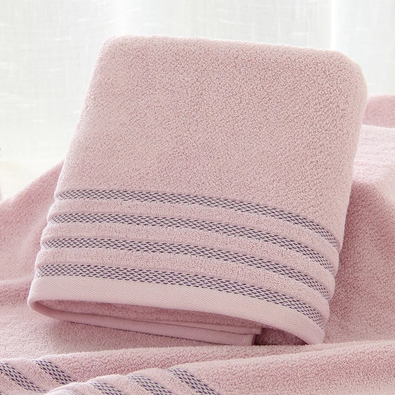 New Stripe Cotton Towel Bath